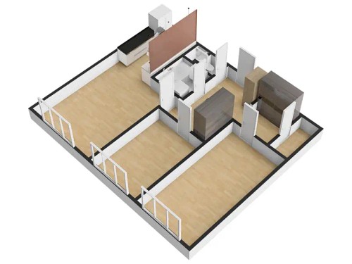Prodaný byt 3+kk 64 m²