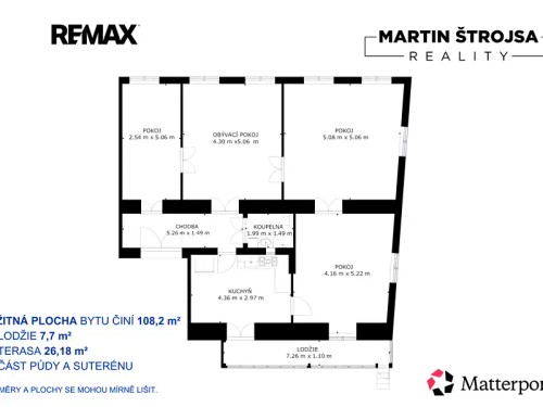 Prodej bytu 4+1 108 m²