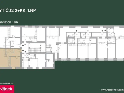 Prodej bytu 2+kk 59 m²