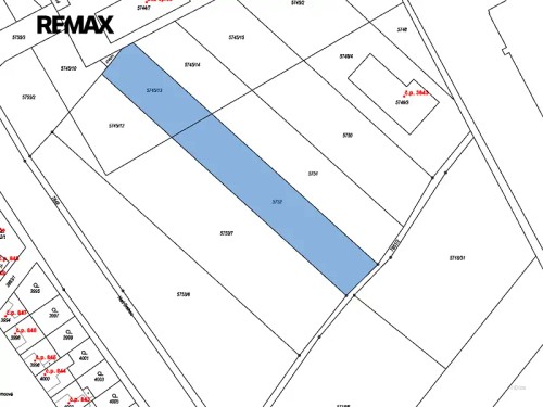 Prodej stavebního pozemku 2978 m²