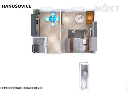 Prodaný atypický byt 40 m²