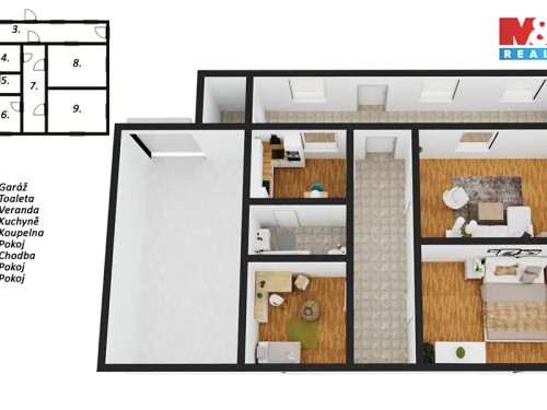 Prodej domu 55 m², pozemek 2260 m²
