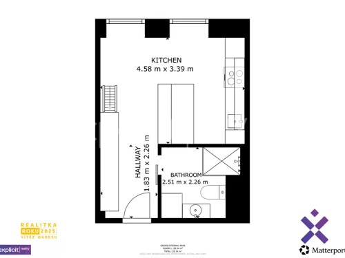 Prodej bytu 1+kk 28 m²