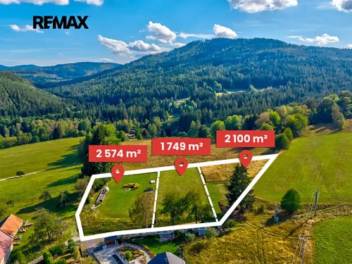 Prodej stavebního pozemku 2100 m²
