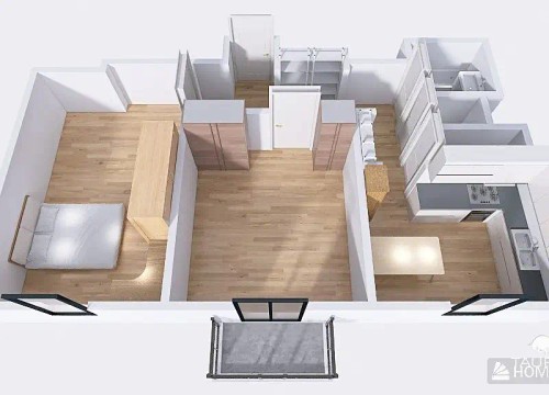 Prodaný byt 2+1 58 m²