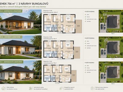 Prodej stavebního pozemku 756 m²