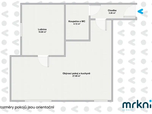 Prodej bytu 2+kk 47 m²