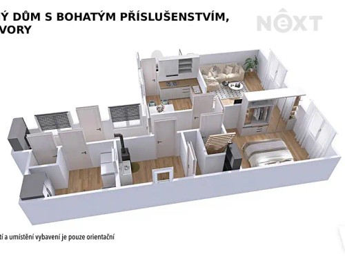 Prodej domu 70 m², pozemek 1199 m²