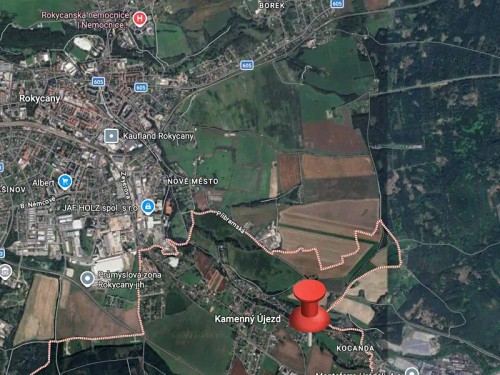 Prodej stavebního pozemku 8681 m²