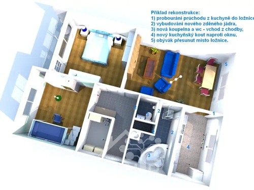 Prodaný byt 3+1 63 m²