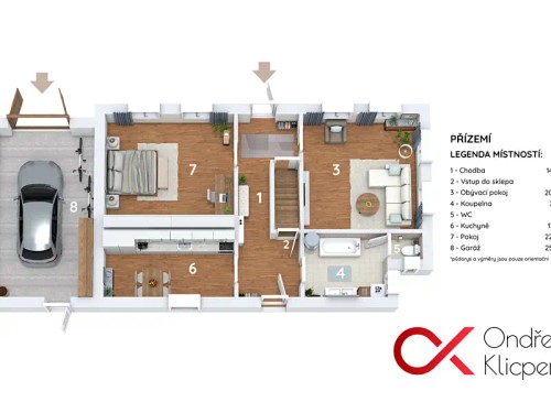 Prodej domu 110 m², pozemek 1076 m²