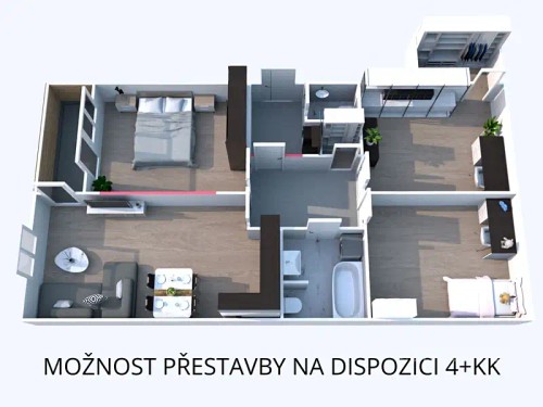 Prodej bytu 3+kk 90 m²