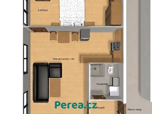 Prodej bytu 2+kk 51 m²