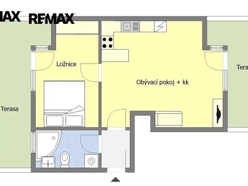 Prodej bytu 2+kk 45 m²