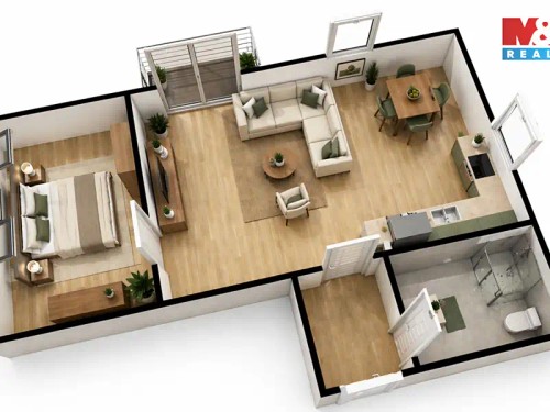 Prodej bytu 2+kk 60 m²