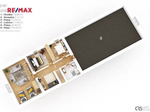 Prodej chalupy 460 m², pozemek 4142 m²