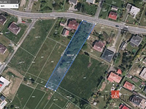 Prodej stavebního pozemku 1900 m²