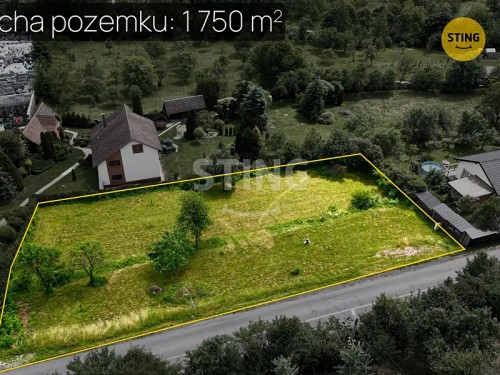 Prodej stavebního pozemku 1750 m²
