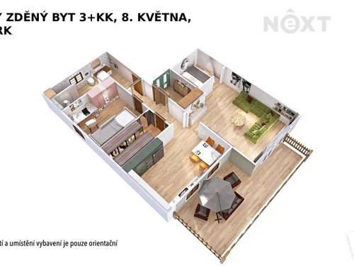 Prodej bytu 3+kk 88 m²