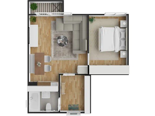 Prodej bytu 2+kk 42 m²