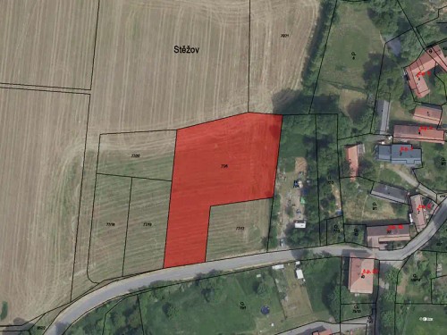 Prodej stavebního pozemku 3961 m²