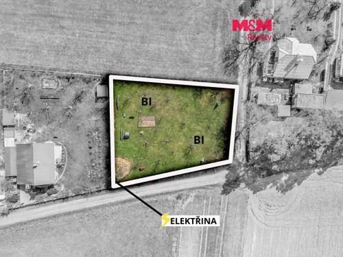 Prodej stavebního pozemku 1095 m²