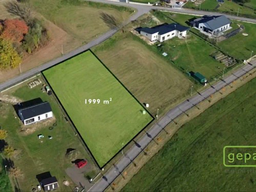 Prodej stavebního pozemku 1999 m²