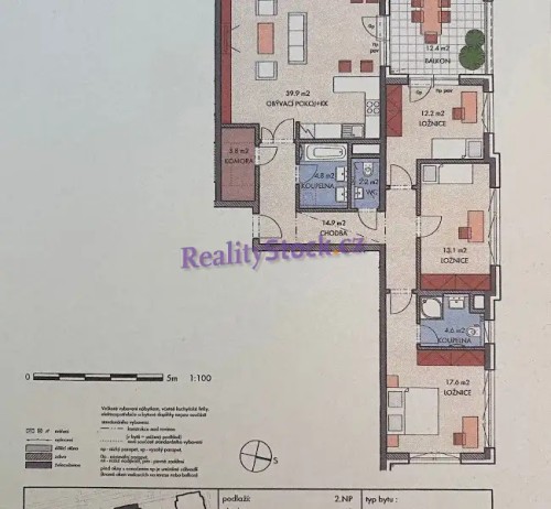 Prodej bytu 4+1 119 m²
