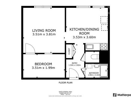 Prodaný byt 2+1 42 m²