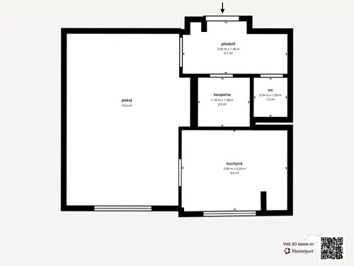 Prodaný byt 1+1 28 m²