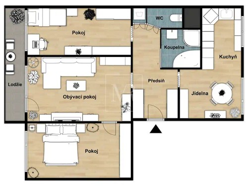 Prodaný byt 3+1 74 m²