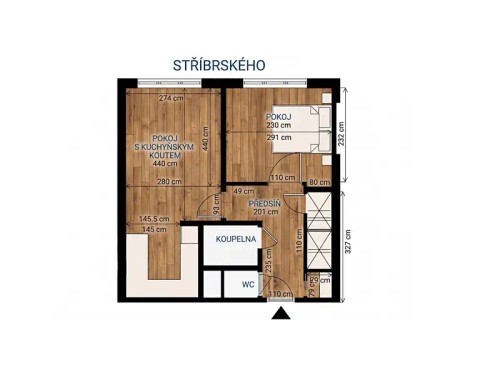 Prodej bytu 2+kk 42 m²