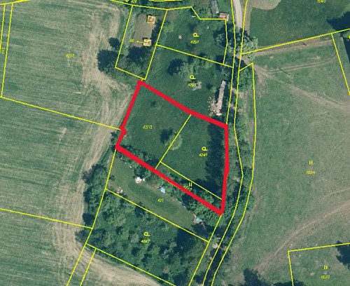 Prodej stavebního pozemku 1993 m²