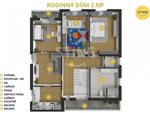 Prodej vily 300 m², pozemek 1197 m²