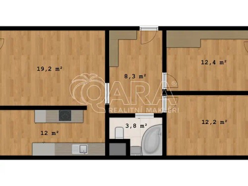 Prodej bytu 3+1 85 m²