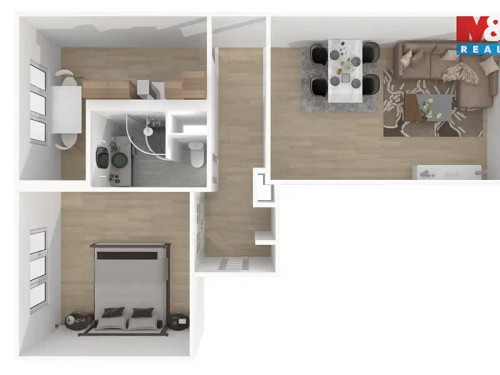 Prodaný byt 2+1 55 m²