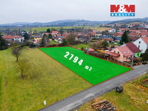 Prodej stavebního pozemku 2794 m²