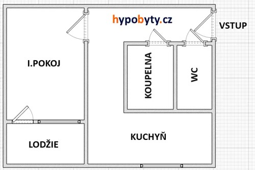 Prodaný  byt 1+1 33 m²