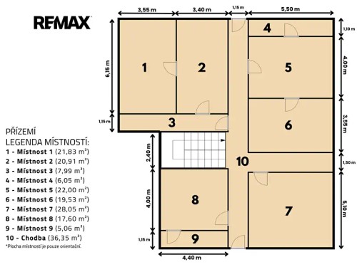 Prodej domu 735 m², pozemek 3134 m²