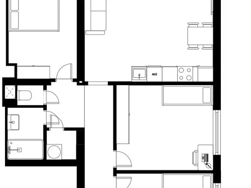 Prodaný  byt 4+kk 88 m²
