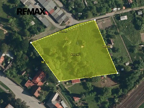 Prodej stavebního pozemku 4772 m²