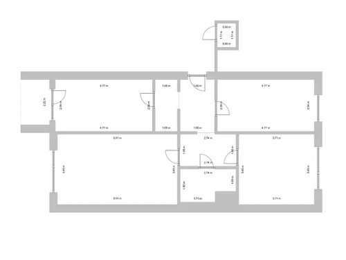 Prodaný byt 3+1 73 m²