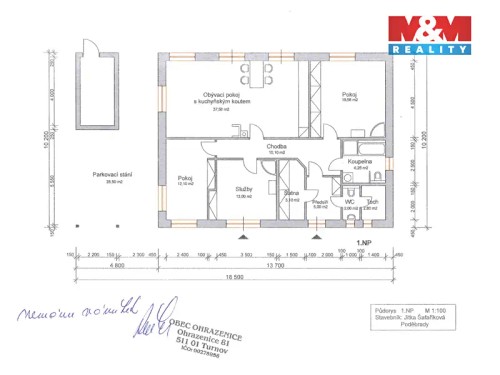 Prodej stavebního pozemku 1246 m²