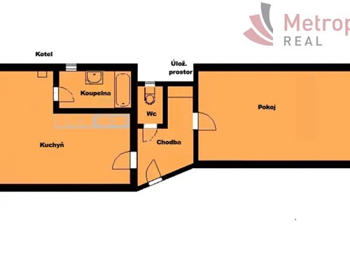 Prodaný  byt 1+1 38 m²