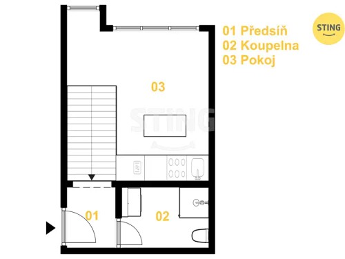 Prodej bytu 2+kk 39 m²