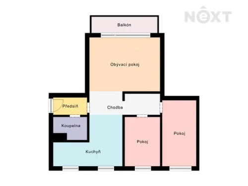 Prodej bytu 3+kk 73 m²
