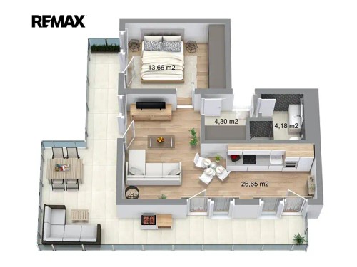 Prodej bytu 2+kk 51 m²