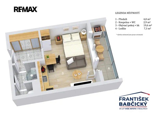 Prodej bytu 1+kk 28 m²