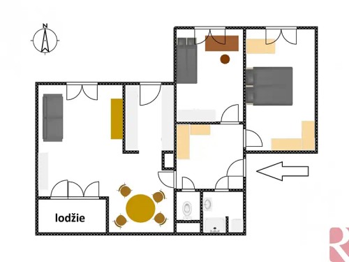 Prodaný byt 3+1 75 m²