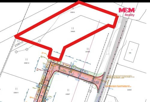 Prodej stavebního pozemku 1658 m²